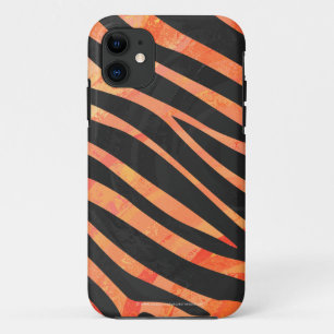 Zebra Black und Orange Print Case-Mate iPhone Hülle