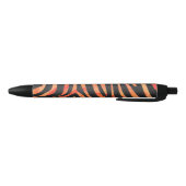 Zebra Black und Orange Print Kugelschreiber (Unterseite)