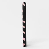 Zebra Black und Pink Print Case-Mate iPhone Hülle (Hinten/Links)