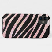 Zebra Black und Pink Print Case-Mate iPhone Hülle (Rückseite (Horizontal))