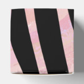 Zebra Black und Pink Print Geschenkschachtel (Oben)