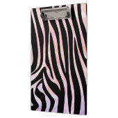 Zebra Black und Pink Print Klemmbrett (Links)