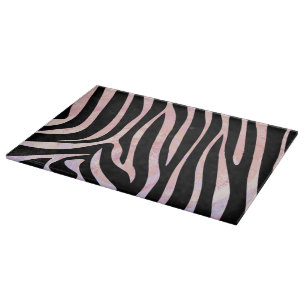 Zebra Black und Pink Print Schneidebrett