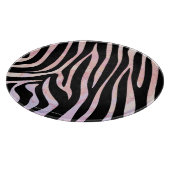 Zebra Black und Pink Print Schneidebrett (Ecke)