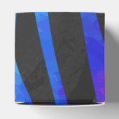 Zebra Black und Rainbow Print Geschenkschachtel (Oben)