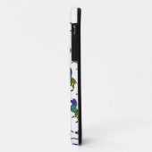 Zebra Black und Rainbow Silhouette Case-Mate iPhone Hülle (Hinten/Links)