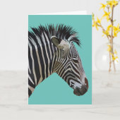 ZEBRA BLANK CARD KARTE (Gelbe Blume)