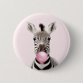 Zebra Blasen Pink Bubble Gum Spielerisch Digital A Button