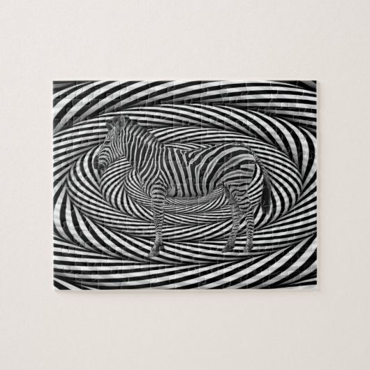 Zebra blenden puzzle (Horizontal)