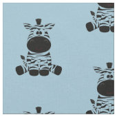 Zebra Blues Stoff (Nahaufnahme)