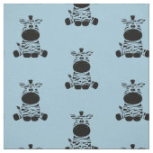 Zebra Blues Stoff (Muster)