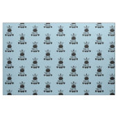 Zebra Blues Stoff (Fat Quarter (45,7 x 55,9 cm))