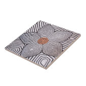 Zebra-Blume Fliese (Seite)