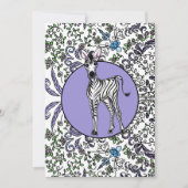 Zebra - böhmische Vergewaltigung Einladung (Vorderseite)