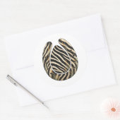 Zebra Botanical Hoofprint Nature Sticker (Umschlag)