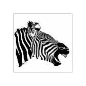 Zebra-Briefmarke Gummistempel (Prägung)