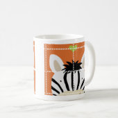 Zebra-Briefmarke Kaffeetasse (VorderseiteRechts)
