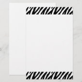 Zebra Briefpapier (Vorne/Hinten)