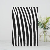 Zebra Briefpapier (Stehend Vorderseite)