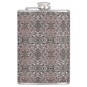 Zebra Brown Flachmann (Vorderseite)