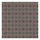 Zebra Brown Poster (Vorderseite)