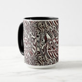 Zebra Brown Tasse (Vorderseite Links)