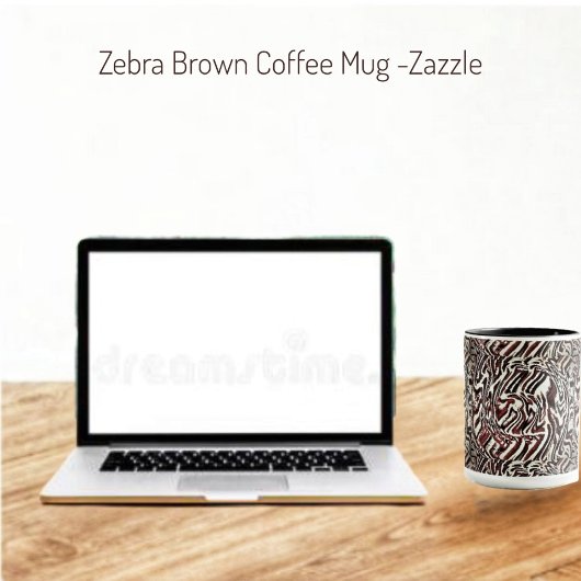 Zebra Brown Tasse