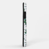 Zebra Brown und Aquamarine Print-Silhouette Case-Mate iPhone Hülle (Hinten/Rechts)