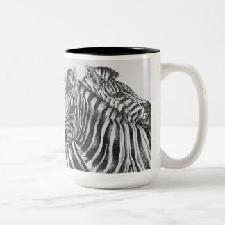 Zebra-Brüder Zweifarbige Tasse