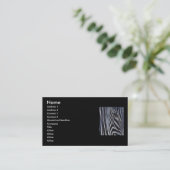 Zebra Business Card Visitenkarte (Stehend Vorderseite)