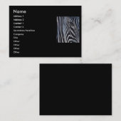 Zebra Business Card Visitenkarte (Vorne/Hinten)