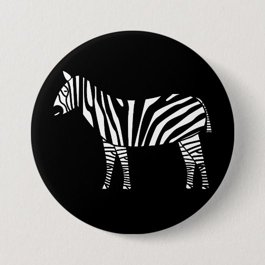 Zebra Button (Vorderseite)