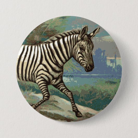 Zebra Button (Vorderseite)