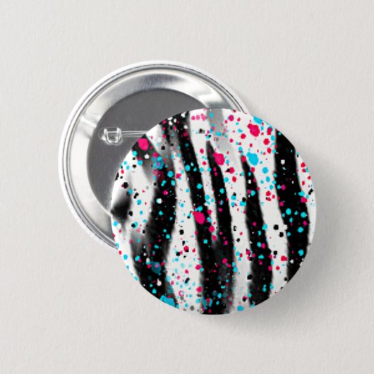 Zebra Button (Vorne & Hinten)