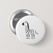 Zebra Button (Vorne & Hinten)