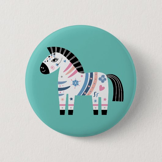 Zebra Button (Vorderseite)