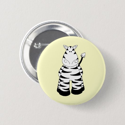 Zebra Button (Vorne & Hinten)