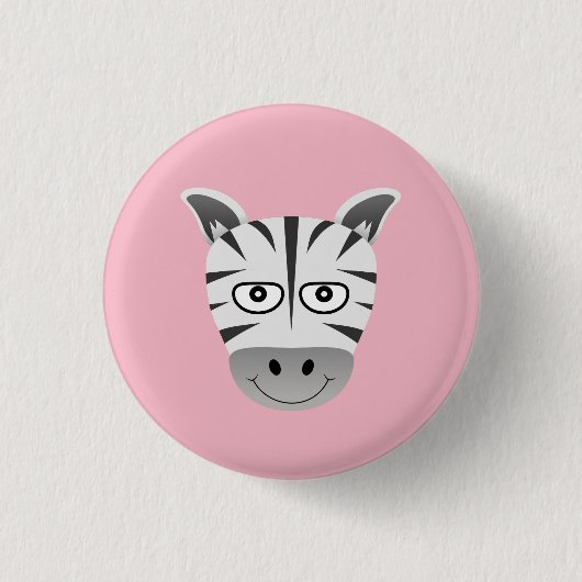 Zebra Button (Vorderseite)