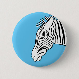 Zebra Button
