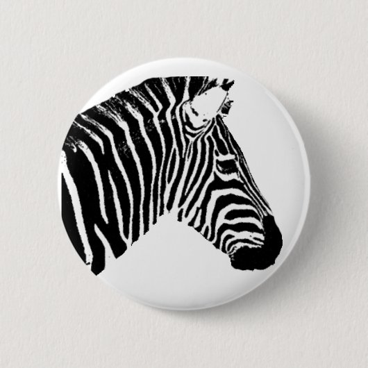 Zebra-Button Button (Vorderseite)