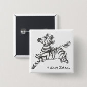 Zebra Button Flair (Vorne & Hinten)