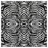 Zebra Camouflage Black and White Artistic Pattern Stoff (Muster)