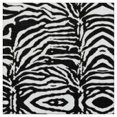 Zebra Camouflage Black and White Artistic Pattern Stoff (Nahaufnahme)