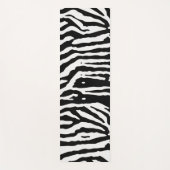 Zebra Camouflage Black and White Artistic Pattern Yogamatte (Vorderseite)