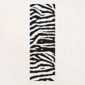 Zebra Camouflage Black and White Artistic Pattern Yogamatte (Rückseite)