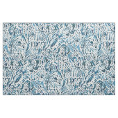 ZEBRA-CAMOUFLAGE Indigo-Safari Stoff (Fat Quarter (45,7 x 55,9 cm))