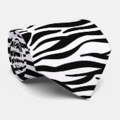 Zebra-Camouflage Krawatte (Gerollt)