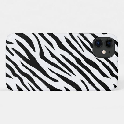 Zebra Case-Mate iPhone Hülle (Rückseite (Horizontal))