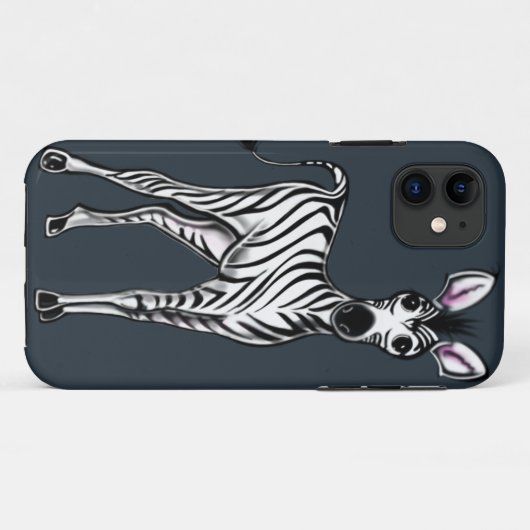 Zebra Case-Mate iPhone Hülle (Rückseite (Horizontal))