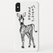 Zebra Case-Mate iPhone Hülle (Rückseite)